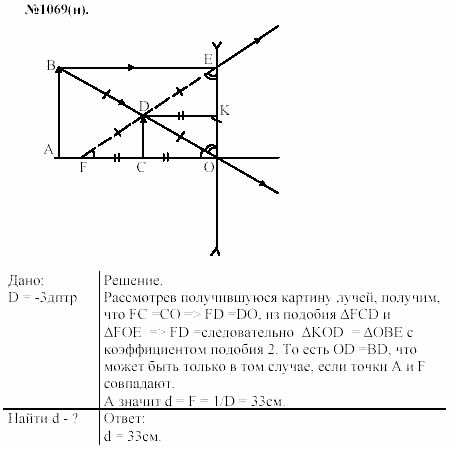Задачник, 11 класс, А.П.Рымкевич, 2003, задание: 1069