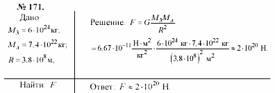 Задачник, 11 класс, А.П.Рымкевич, 2003, задание: 171