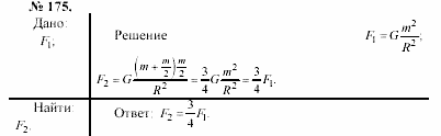 Задачник, 11 класс, А.П.Рымкевич, 2003, задание: 175