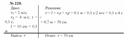 Задачник, 11 класс, А.П.Рымкевич, 2003, задание: 220
