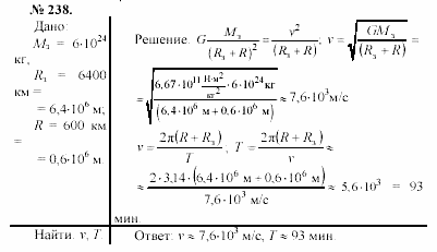Задачник, 11 класс, А.П.Рымкевич, 2003, задание: 238