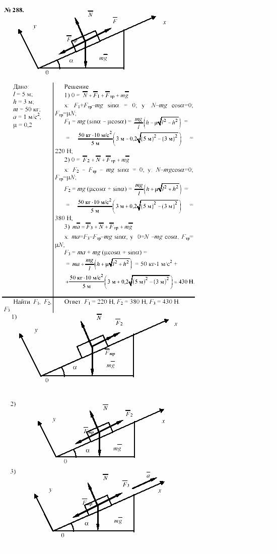 Задачник, 11 класс, А.П.Рымкевич, 2003, задание: 288