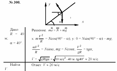 Задачник, 11 класс, А.П.Рымкевич, 2003, задание: 300