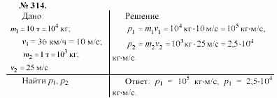 Задачник, 11 класс, А.П.Рымкевич, 2003, задание: 314