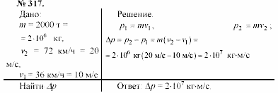 Задачник, 11 класс, А.П.Рымкевич, 2003, задание: 317