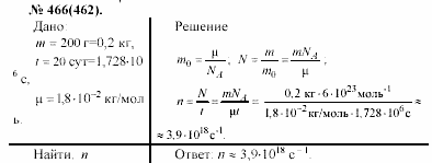 Задачник, 11 класс, А.П.Рымкевич, 2003, задание: 466