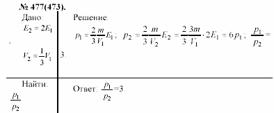 Задачник, 11 класс, А.П.Рымкевич, 2003, задание: 477