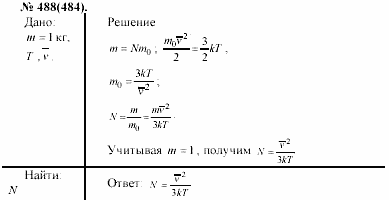 Задачник, 11 класс, А.П.Рымкевич, 2003, задание: 488