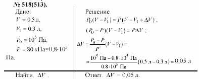 Задачник, 11 класс, А.П.Рымкевич, 2003, задание: 518