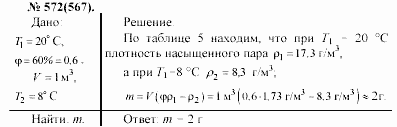Задачник, 11 класс, А.П.Рымкевич, 2003, задание: 572