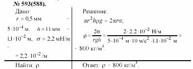 Задачник, 11 класс, А.П.Рымкевич, 2003, задание: 593