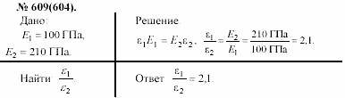 Задачник, 11 класс, А.П.Рымкевич, 2003, задание: 609