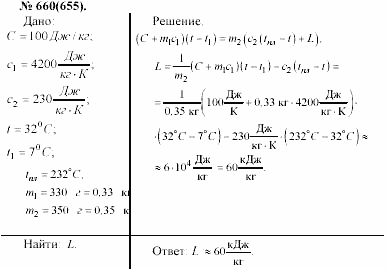 Задачник, 11 класс, А.П.Рымкевич, 2003, задание: 660