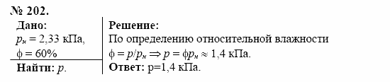 Оптика. Тепловые явления. Строение и свойства вещества, 11 класс, Громов, Родина, 2001-2012, задачи и упражнения Задача: 202