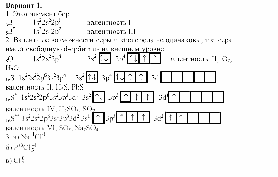 Дидактический материал, 11 класс, Радецкий, Горшкова, 1999-2013, Тема 1 и 2, Работа 2, Задача: 1