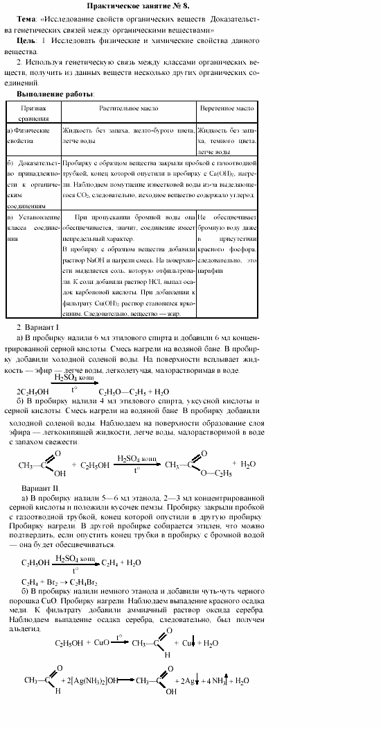 Химия, 11 класс, Гузей, Суровцева, 2002-2013, Практические занятия Задача: 8