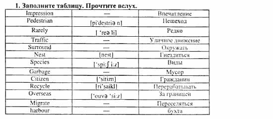 Happy English 3, 11 класс, Клементьева, Шэннон, 2001-2012, Рабочая тетрадь 1 Задание: 50_1
