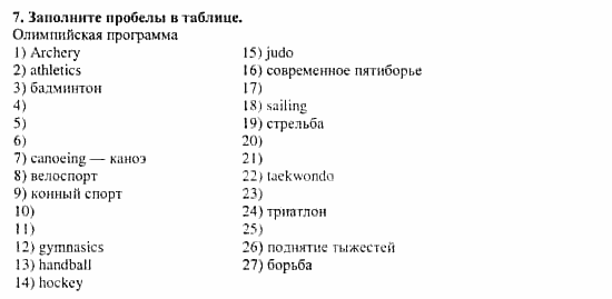 Happy English 3, 11 класс, Клементьева, Шэннон, 2001-2012, Рабочая тетрадь 2 Задание: 80_7