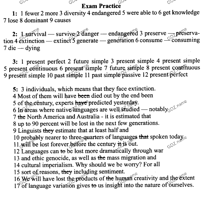 New Millennium English. Students Book и Workbook, 11 класс, Деревянко, 2006-2012, UNIT 1 Задание: exam practice