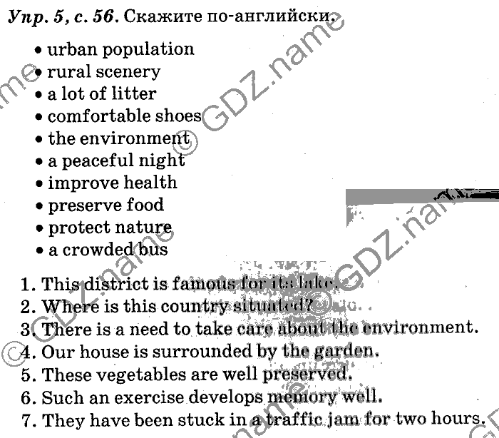 Английский язык, 11 класс, Панова, Карневская, Курочкина, 2012, Oral Activity, Unit 2 Задание: Упр. 5