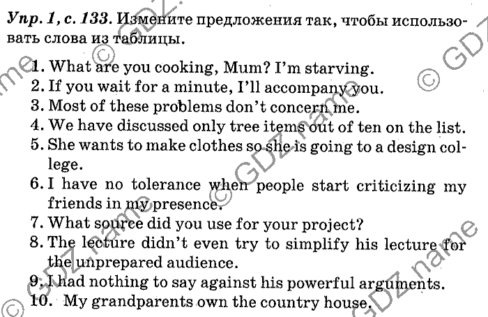 Английский язык, 11 класс, Панова, Карневская, Курочкина, 2012, Writing, Unit 3 Задание: Упр. 1