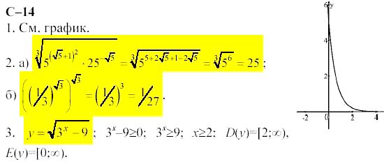 Дидактические материалы, 11 класс, Ивлев, Саакян, 2001, Самостоятельные работы, Вариант 5, Задание: C-14