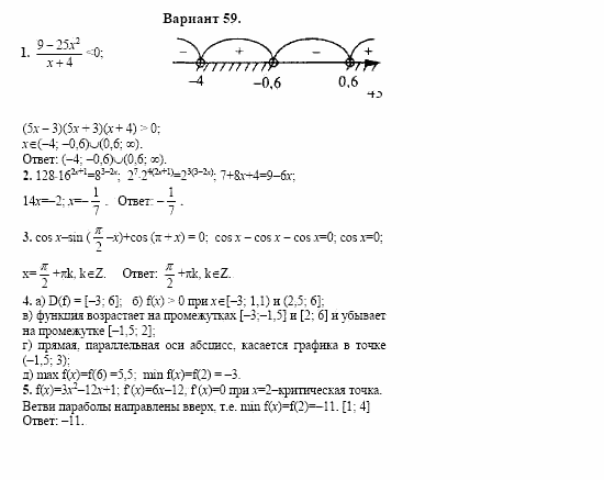 Сборник заданий, 11 класс, Дорофеев, Муравин, 2008, Раздел 1. Задания 1-5 для экзаменов 