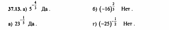 ГДЗ Алгебра и начала анализа. Задачник, 11 класс, А.Г. Мордкович, 2011, § 37 Обобщение понятия о показателе степени Задание: 37.13