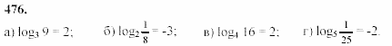 Начала анализа, 11 класс, А.Н. Колмогоров, 2002, Глава IV. Показательная и логарифмическая функции Задание: 476