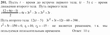 Начала анализа, 11 класс, А.Н. Колмогоров, 2002, Глава V. Задачи на повторение Задание: 201