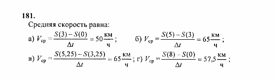 Начала анализа, 11 класс, А.Н. Колмогоров, 2010, Глава II. Производная и ее применения Задание: 181