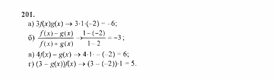 Начала анализа, 11 класс, А.Н. Колмогоров, 2010, Глава II. Производная и ее применения Задание: 201
