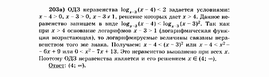 Начала анализа, 11 класс, А.Н. Колмогоров, 2010, Глава VI. Задачи повышенной трудности Задание: 203а