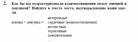 Контакты, 11 класс, Воронина, Карелина, 2002, LESEBUCH, Раздел I. Как дела, ребята? VI. Задание: 2