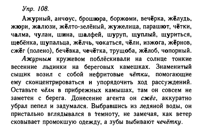 Русский язык, 11 класс, Гольцова, Шамшин, 2011, задание: 108