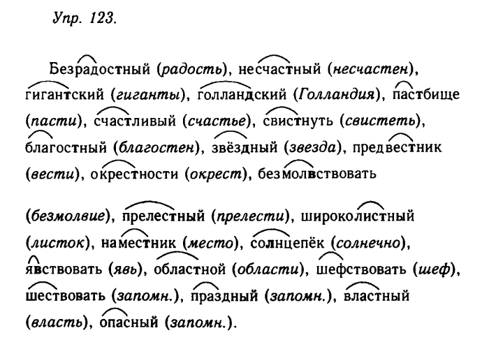 Русский язык, 11 класс, Гольцова, Шамшин, 2011, задание: 123