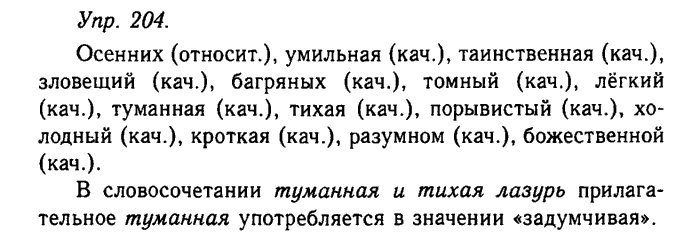 Русский язык, 11 класс, Гольцова, Шамшин, 2011, задание: 204