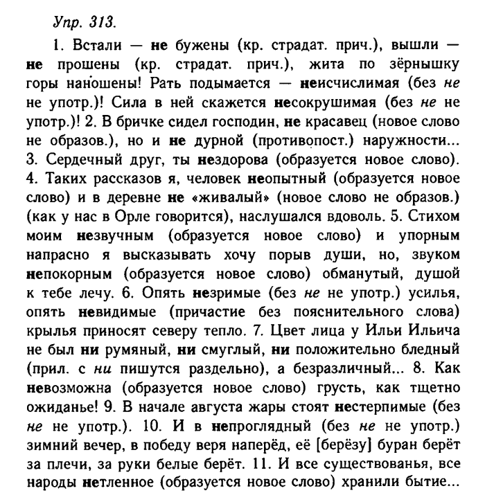 Русский язык, 11 класс, Гольцова, Шамшин, 2011, задание: 313
