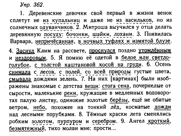 Русский язык, 11 класс, Гольцова, Шамшин, 2011, задание: 362