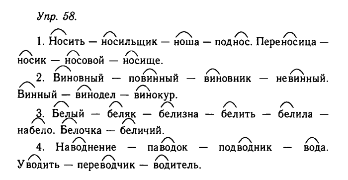 Русский язык, 11 класс, Гольцова, Шамшин, 2011, задание: 58