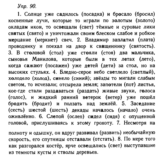 Русский язык, 11 класс, Гольцова, Шамшин, 2011, задание: 90