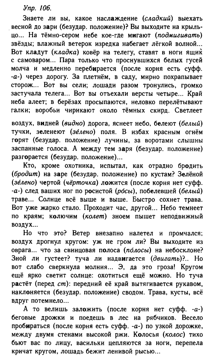 Русский язык, 11 класс, Гольцова, Шамшин, 2011, задание: 106