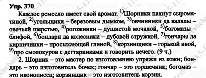 Русский язык, 11 класс, Дейкина, Пахнова, 2009, задание: 370