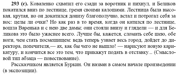 Русский язык, 11 класс, Власенков, Рыбченков, 2009-2014, задание: 293 (с)