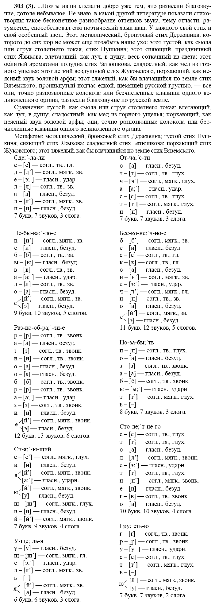 Русский язык, 11 класс, Власенков, Рыбченков, 2009-2014, задание: 303 (3)