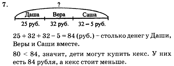 1, 2, 3 часть, 2 класс, Петерсон Л. Г, 2010 - 2015, Учебник. Часть 1, Урок №29 Задание: 7