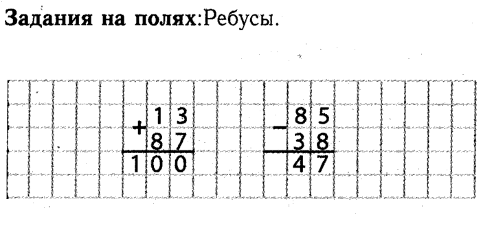 1, 2 Часть учебник и Проверочные работы, 2 класс, Моро, Бантова, Бельтюкова, 2015, Странички для любознательных. Часть 3 Задача: задания на полях