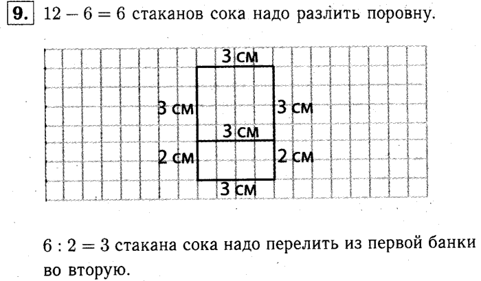 1, 2 Часть учебник и Проверочные работы, 2 класс, Моро, Бантова, Бельтюкова, 2015, Страница №84. Табличное умножение и деление Задача: 9