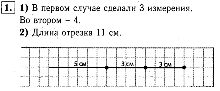 1, 2 Часть учебник и Проверочные работы, 2 класс, Моро, Бантова, Бельтюкова, 2015, Страница №32. Длина ломаной Задача: 1