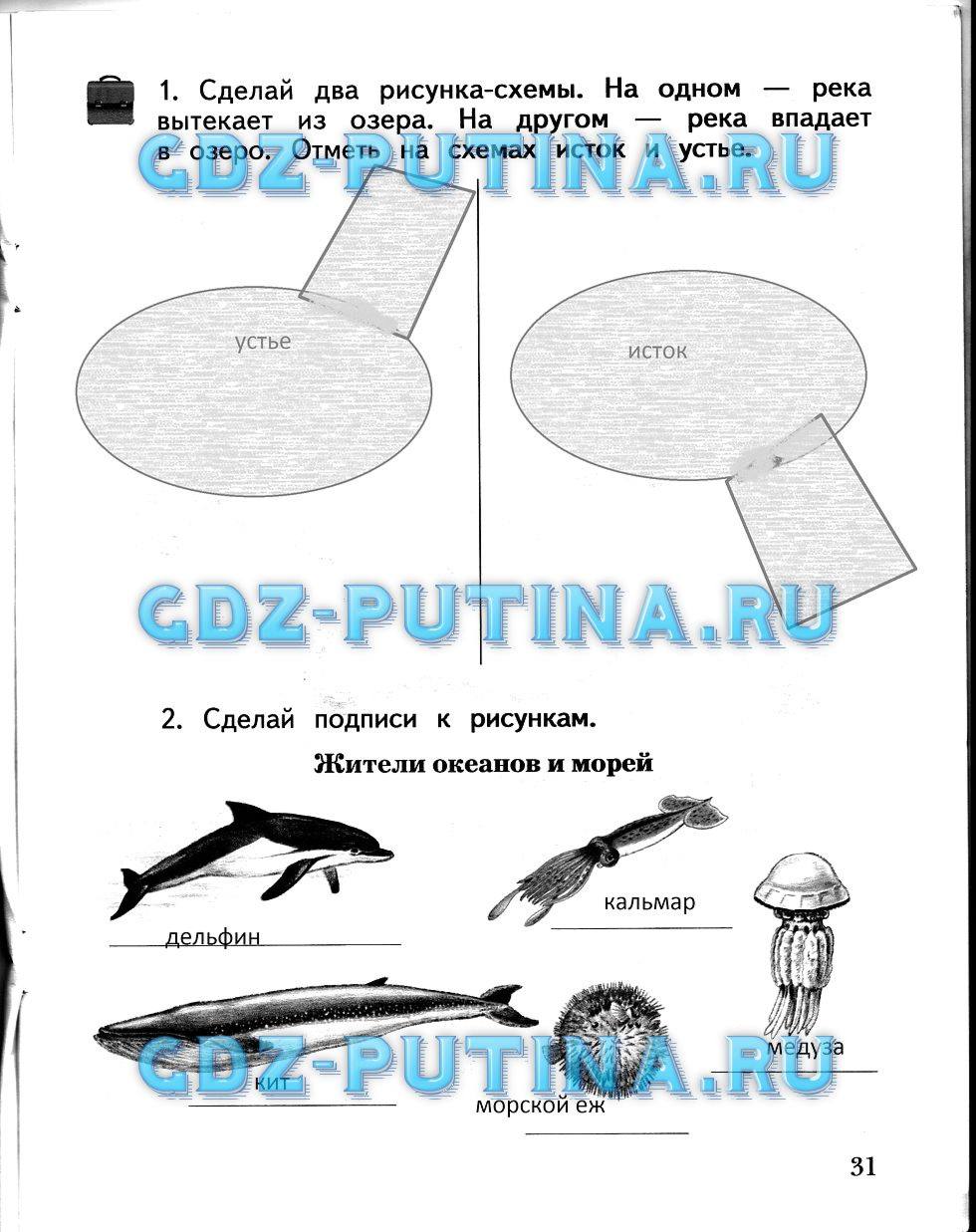 Рабочая тетрадь, 2 класс, Виноградова Н.Ф., 2013, Часть 2 Задание: 31